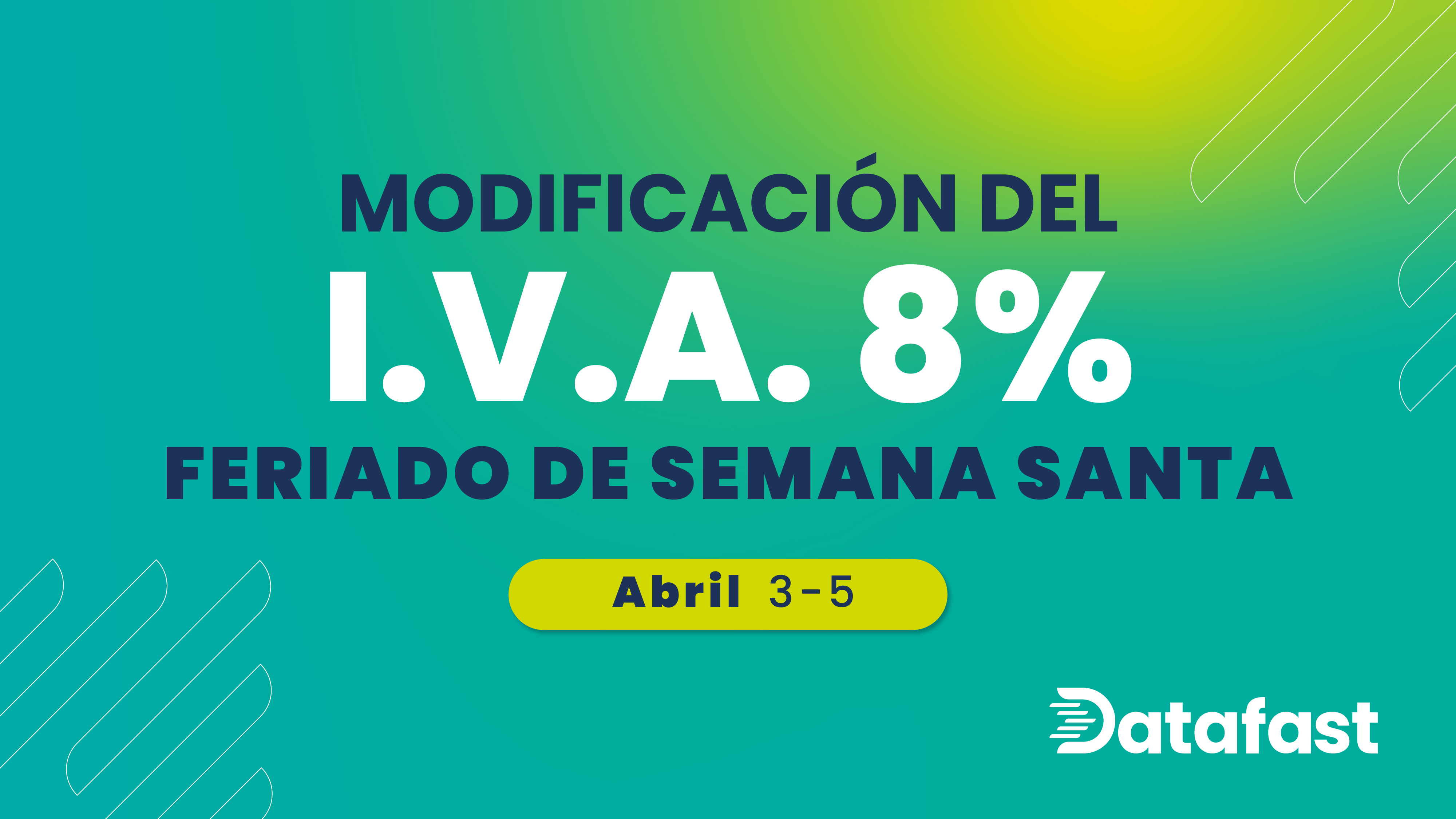 Operaciones a realizar en tus productos Datafast de acuerdo al decreto Nº 348 - Datafast